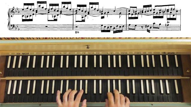 Bach WTC I Fugue no. 7 in E flat major BWV 852 смотреть онлайн