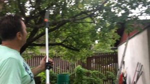 Новинка!! Ножовка садовая со штангой 5м телескопическая . SKRAB 28154