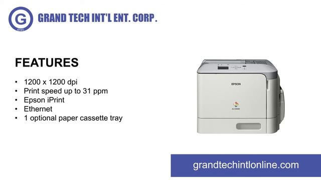 Epson WorkForce AL-C300DN Color Laser Printer смотреть онлайн