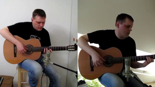 Crazy frog (guitar duo cover) смотреть онлайн