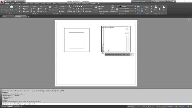 Autocad - How to Scale Viewports in Paper Space смотреть онлайн