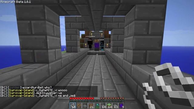 Minecraft - Survival Islands Server - Custom GUI [CO-OP]