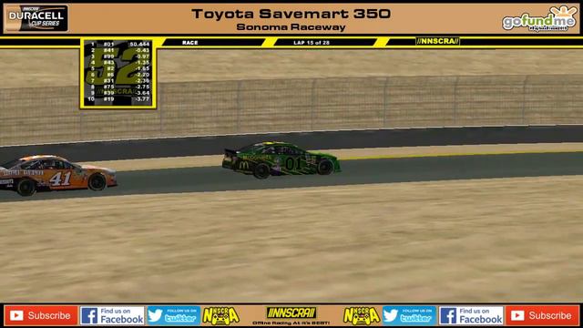 //NNSCRA// Duracell Cup Series S1 - Race 8 (Sonoma) смотреть онлайн