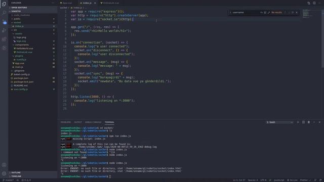 Vuejs & Soket io Öğrenme Serüveni - Chat Uygulaması Yapımı Testi смотреть онлайн