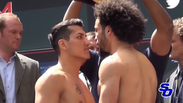 Felix Sturm v Fedor Chudinov Weigh-in, Frankfurt, 8th May 2015 смотреть онлайн