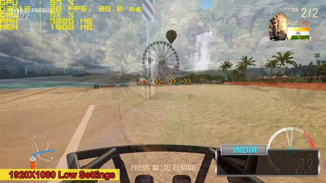 Forza Horizon 3 Gaming GT 1030 смотреть онлайн