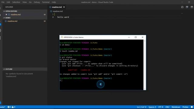 Learn Git & GitHub Tutorial Course - Video No 3 - How to First Commit ? смотреть онлайн