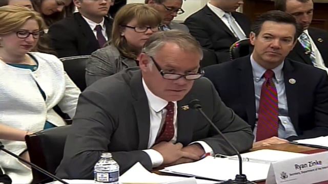 Ryan Zinke Testifying about Indian Education and Indian Healthcare. смотреть онлайн