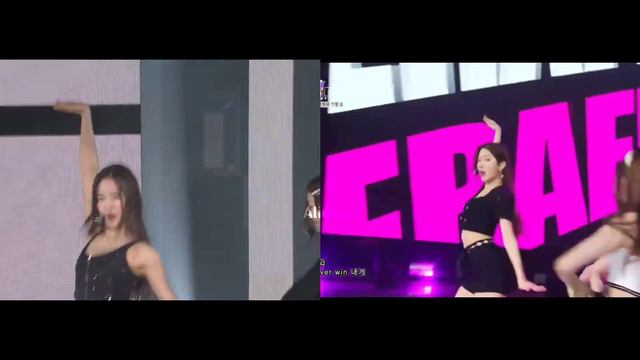LE SERAFIM -Fearless Stage 6 members VS 5 members смотреть онлайн