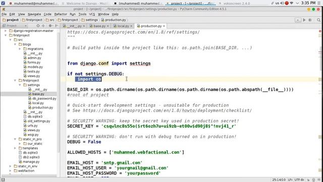 151 Python Web Django make product online رفع المشروع على الموقع смотреть онлайн