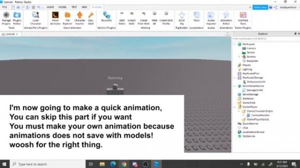 Roblox Studio: Combat System Tutorial