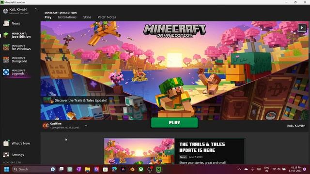 How to download and install optifine 1.20.1 version || Minecraft java edition @VideoGraff смотреть онлайн