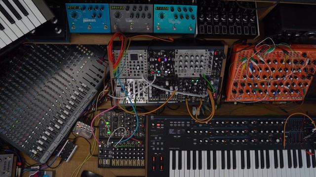 Pulsar Base-One Soma Labs Pulsar 23 with 0-CTRL Novation Summit all controlled by Novation SL MKIII смотреть онлайн