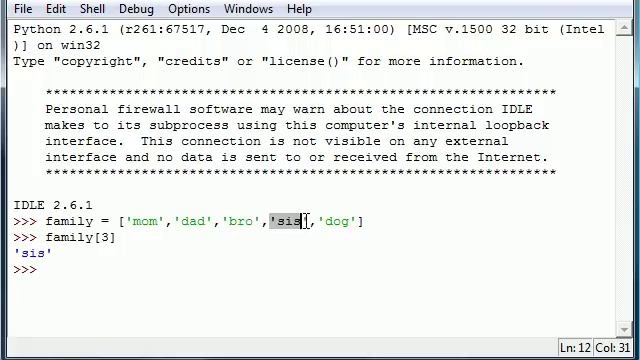 Python Programming Tutorial - 9 - Sequences and Lists смотреть онлайн