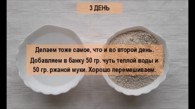 10 Как за 5 дней вырастить живую закваску-стартер для выпечки бездрожжевого хлеба. смотреть онлайн