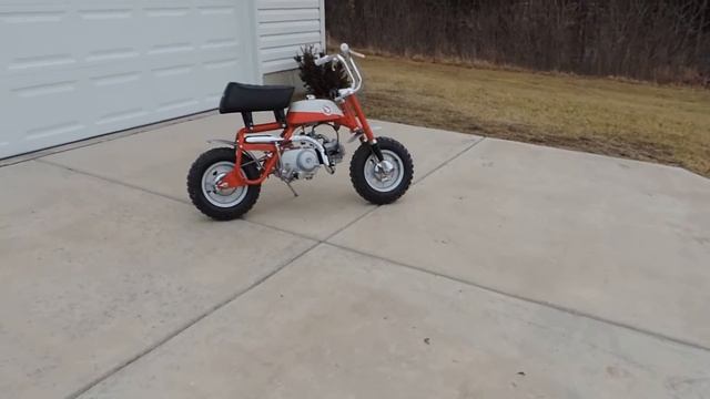 1968 HONDA MINI TRAIL Z50A K0 "SLANT GUARD" OR "TALL BAR" смотреть онлайн
