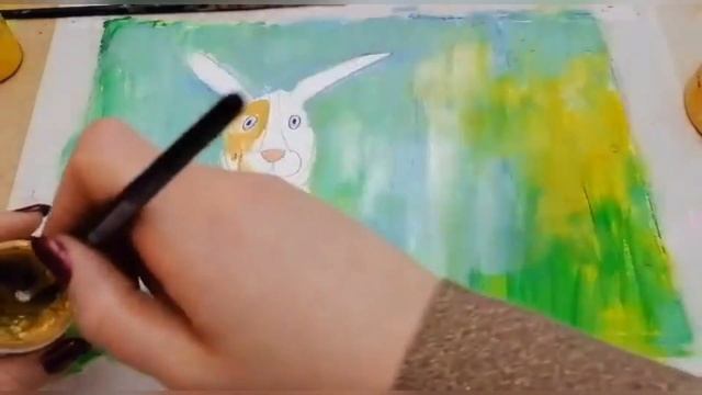 Как нарисовать зайца. смотреть онлайн