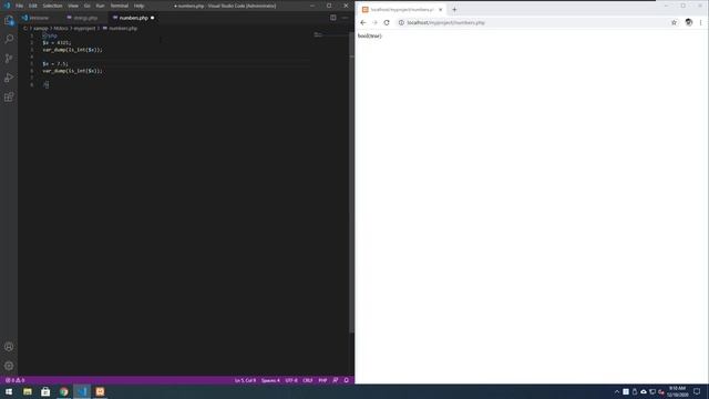 PHP with MySQL Essential Training, Part 04 – Exploring Data Types (String, Numbers, Boolean) смотреть онлайн