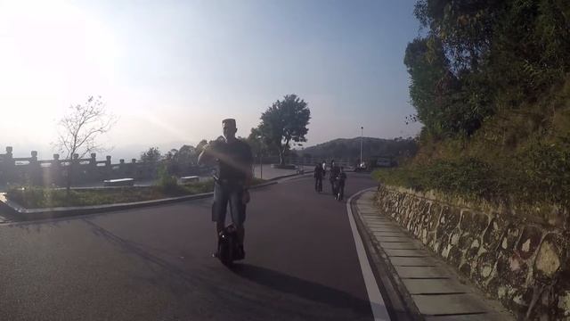 Riding EUC in China Guangzhou. Первый моноколесный тур в Китай. Как это было. Смотри! смотреть онлайн