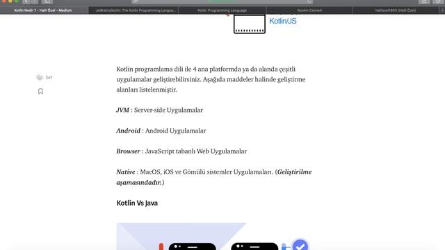 Ders 1 : Kotlin Nedir? | Kotlin Programlama Dersleri смотреть онлайн
