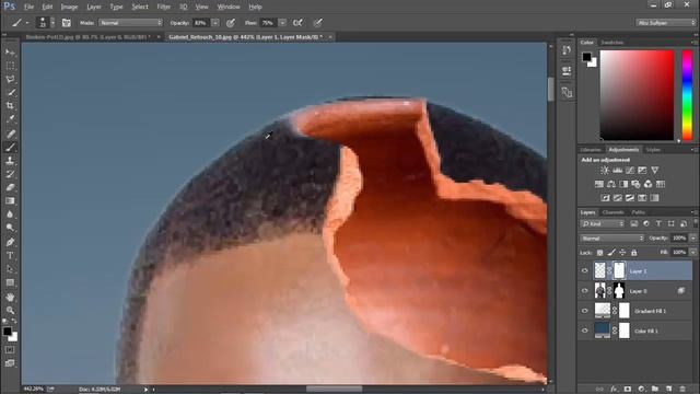 Hollow Head Effect In Photoshop CC - My Adobe Tutorial - 2016 смотреть онлайн