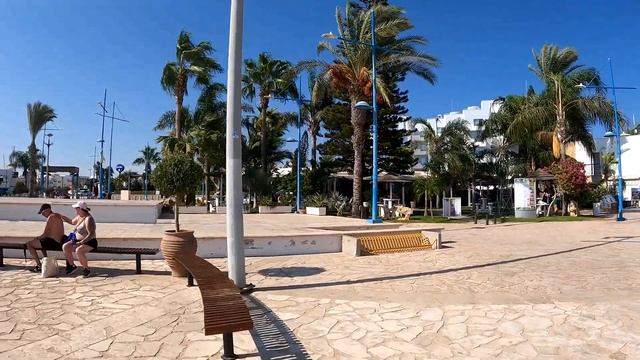 ?? Ayia Napa Nissi beach and Ayia Napa town walking tour 4k смотреть онлайн