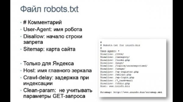 Иван Никитин - сайт - sitemap - индексация - роботы