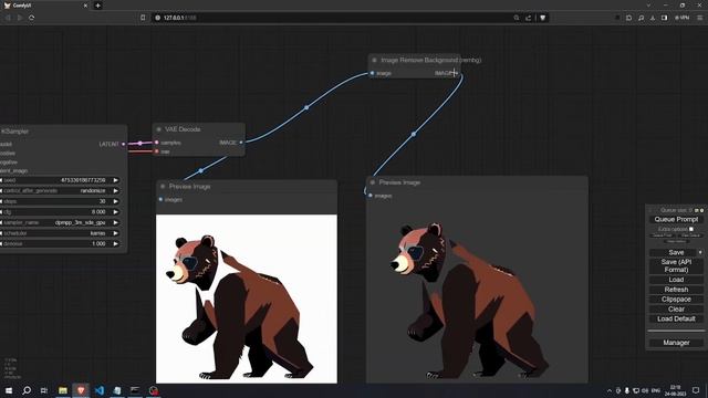 ComfyUI Clipart Generator Workflow смотреть онлайн