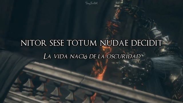 Dark Souls III OST Main Theme I 4K I Letra Lyrics I Latín Español I смотреть онлайн