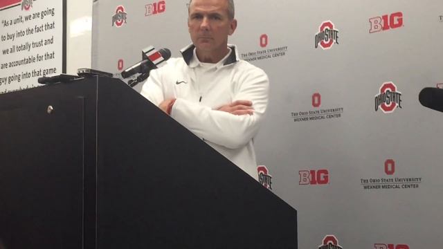 Urban Meyer on Ohio State's running backs and run game смотреть онлайн