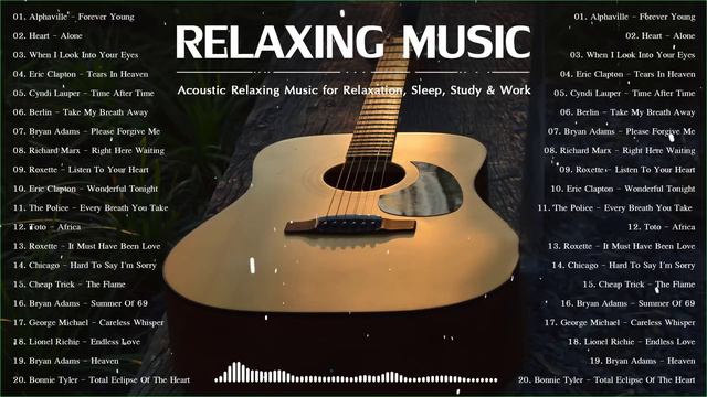 Relaxing Music | Best Relaxing Songs 80s 90s | Stress Relief, Calm Songs & Sleep смотреть онлайн