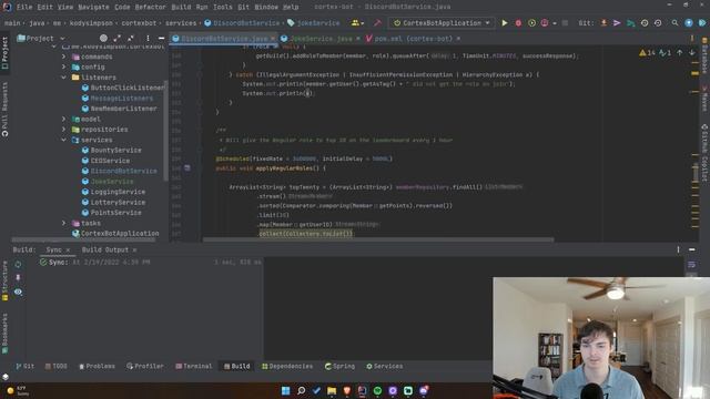 Telling Jokes on a Discord Bot | Java Discord API & Spring смотреть онлайн