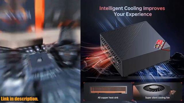 Buy [Dual LAN] Mini Gaming PC, AMD Ryzen 7 5700U (8C/16T, up to 4.3Ghz) 16GB DDR4 512GB SSD Mini PC смотреть онлайн