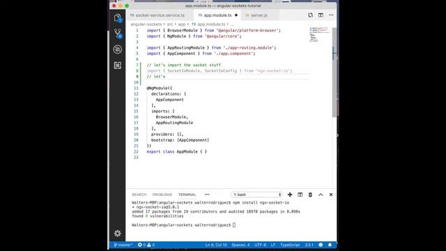 Angular Sockets over SSL on your server - Part 6 смотреть онлайн