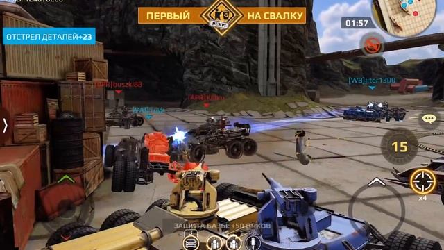 ❤️? Клан WOLF - Ещё победа | CROSSOUT MOBILE - GAMEPLAY - ULTRA GRAPHICS - ANDROID / IOS