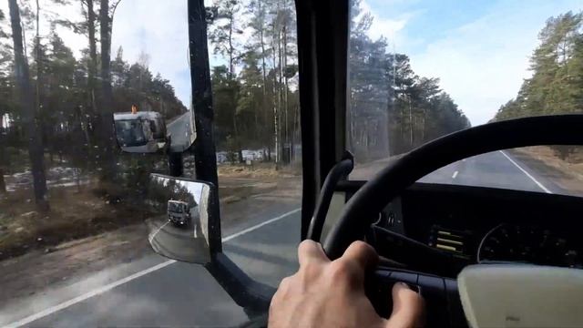 Girteka Гиртека первый самостоятельный рейс на Швецию. Дальнобой по Европе. Volvo Fh