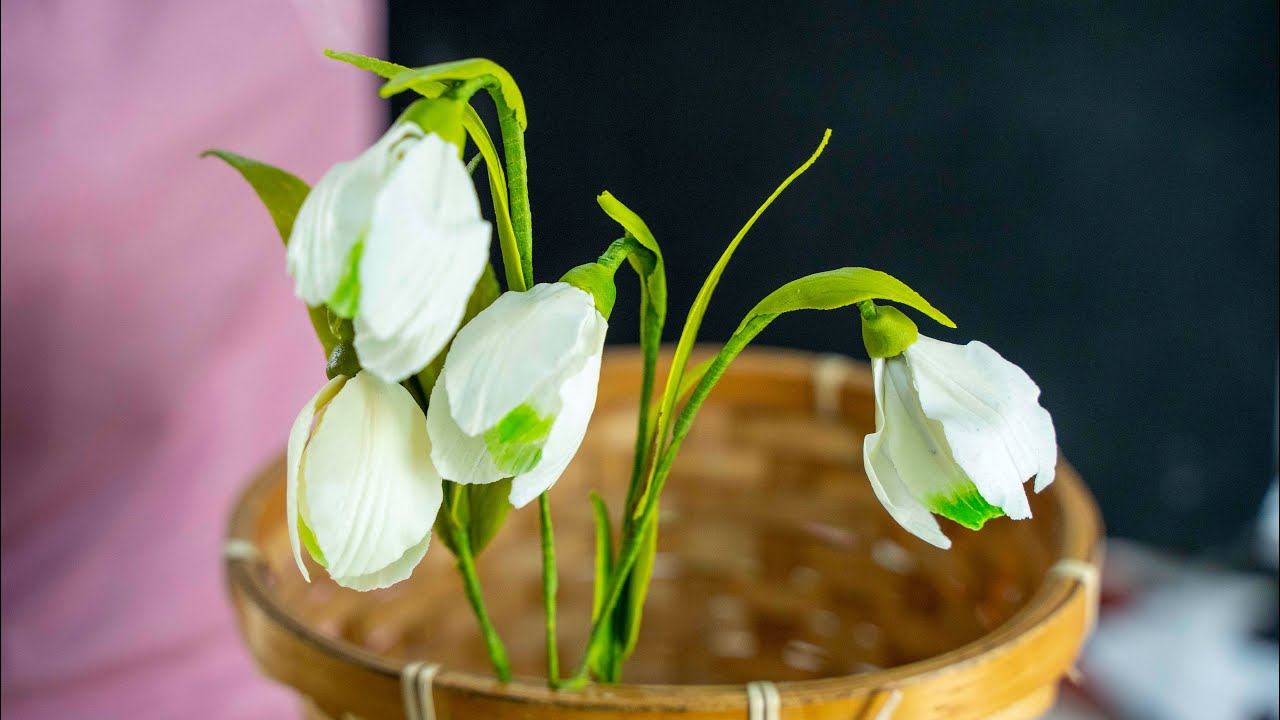 ПОДСНЕЖНИКИ из доступной мастики- Я - ТОРТодел! смотреть онлайн