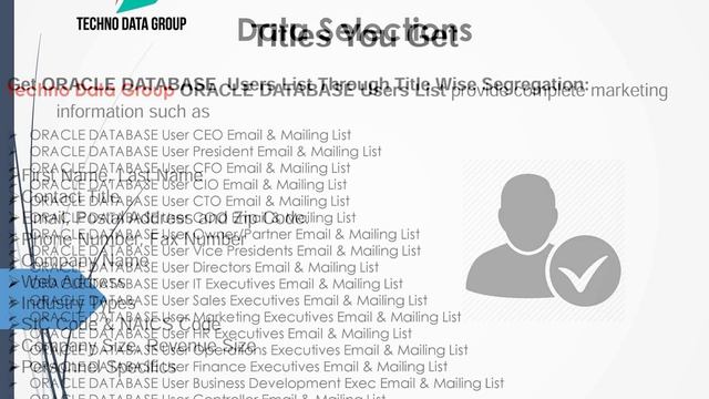 ORACLE DATABASE Users Email & Mailing List смотреть онлайн