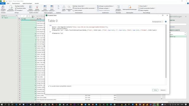 Dynamische Tabellen aus dem Internet mit Powerquery Funktionen in Excel abrufen смотреть онлайн