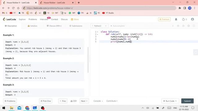 213. House Robber II - LeetCode - Python - Tamil смотреть онлайн