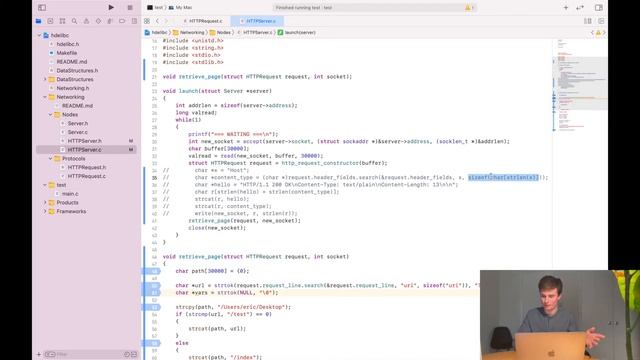 HTTP Requests on a C Server смотреть онлайн