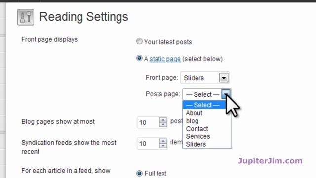 Create a Static Home Page (Front Page) with WordPress 3.5 смотреть онлайн