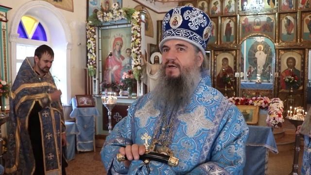 14 октября 2022 года. Епископ Савватий. Проповедь в Покровском храме города Кант. смотреть онлайн