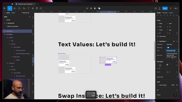 The RIGHT Way to Use Figma Component Properties (card design tutorial incl figma file) смотреть онлайн