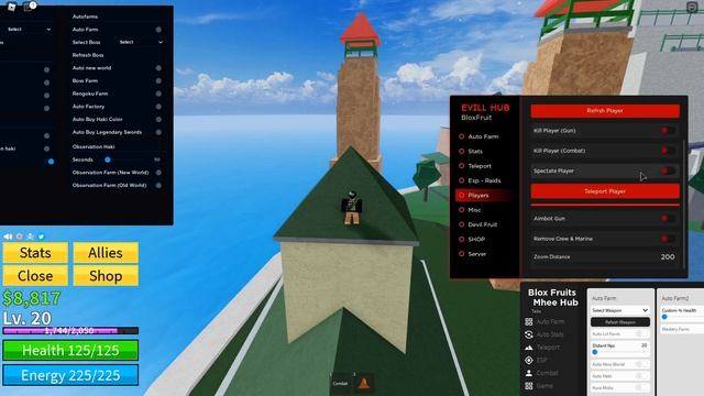 [NEW] ROBLOX | Blox Fruits Script Hack / GUI | Bring Fruits | Auto Farm | *PASTEBIN 2021*