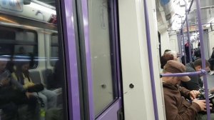 Sofia Metro Line1 to Bussines Park from Serdika - Метро София от Сердика до Бизнес Парк Русич 81-74