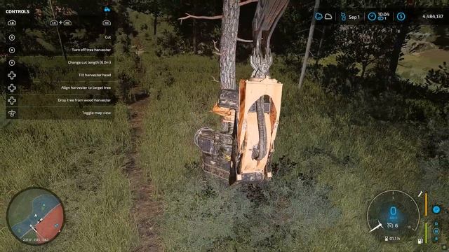 FS22 Azura Map-(part1)Fighting our way through the woods to the first cabin build spot!!! смотреть онлайн