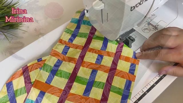 Косынка с козырьком своими руками +ВЫКРОЙКА. как сшить детям на лето, БЕЗ ОВЕРЛОКА смотреть онлайн