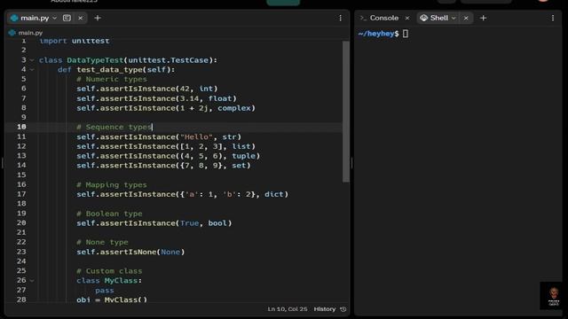 Python Unit Testing Tutorial: Checking All Data Types with unittest | Hindi | Urdu смотреть онлайн