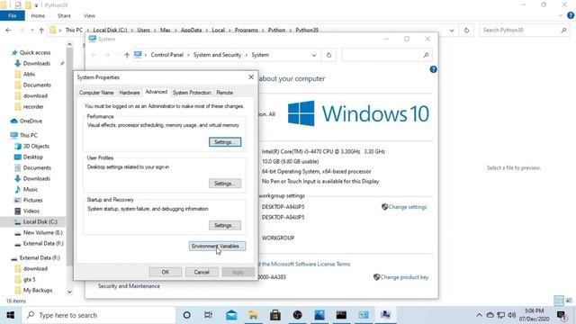 Python was not found but can be installed in Windows 10 Fix Error | Python problem solved смотреть онлайн
